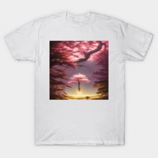 Fantasy Blossoms: The Tale of the Sakura T-Shirt